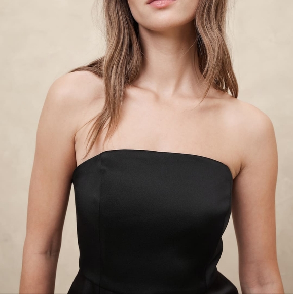 NWT BANANA REPUBLIC | Satin Corset Strapless Top - Picture 4 of 10